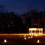 Gazebo at night