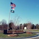 Flags at the park