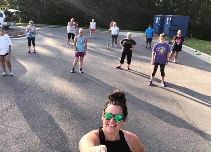 zumba outdoors