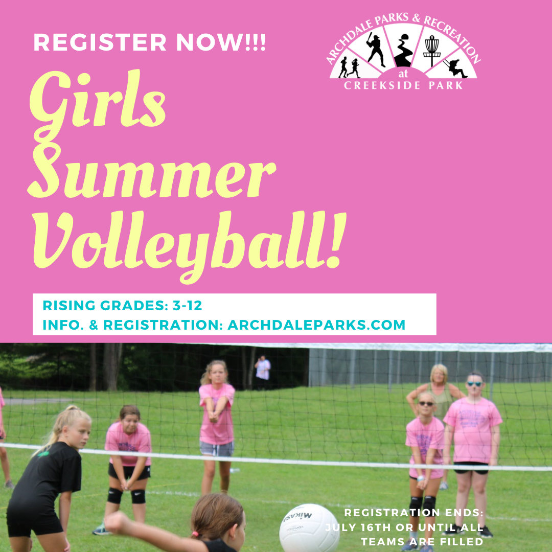 Girls Summer Volleyball